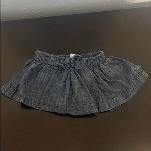 1374. Baby GAP - Denim 6-12 Month Skirt with Diaper Cover